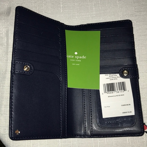 ๐HP๐ NWT Kate Spade Cameron Breezy Bifold Wallet - Picture 3 of 4